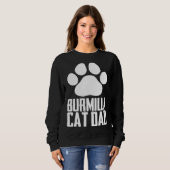 Burmilla cat dad sweatshirt (Vorne ganz)