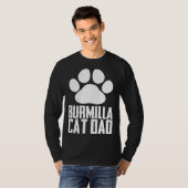 Burmilla cat dad T-Shirt (Vorne ganz)