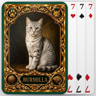 Burmilla, Juwelen-Erbstück Kunst Spielkarten