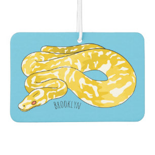 Burmische Python Schlange Cartoon Abbildung Autolufterfrischer