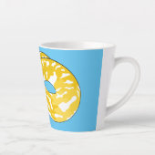 Burmische Python Schlange Cartoon Abbildung Milchtasse (Rechts)