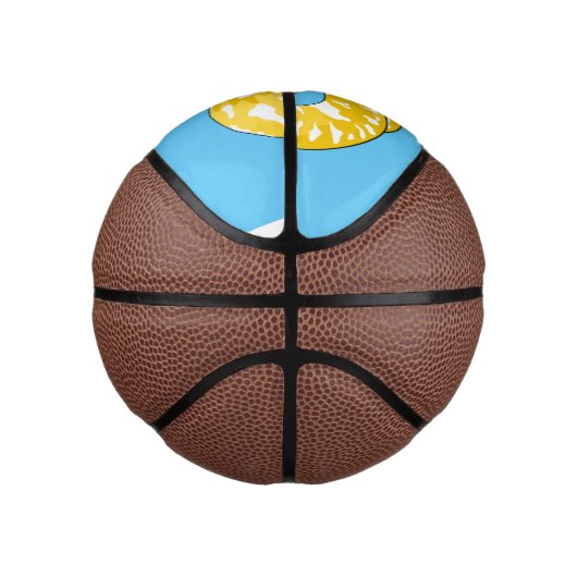 Burmische Python Schlange Cartoon Abbildung Mini Basketball (Rechts)