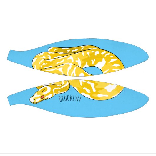 Burmische Python Schlange Cartoon Abbildung Mini Basketball (Panele)