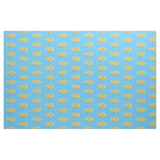 Burmische Python Schlange Cartoon Abbildung Stoff (Fat Quarter (45,7 x 55,9 cm))