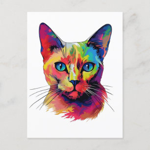 Burmkatze Postkarte