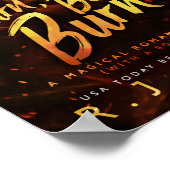 Burn Baby Burn Poster (Ecke)