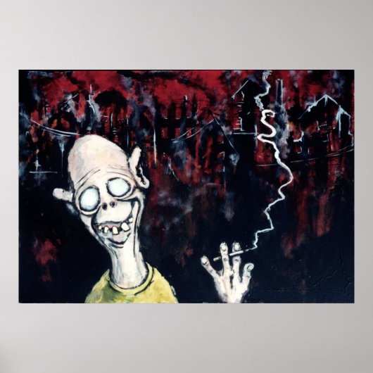 "BURN BABY BURN" POSTER (Vorne)