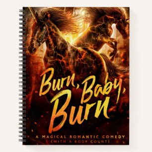 Burn Baby Burn Spiral Notebook Notizblock