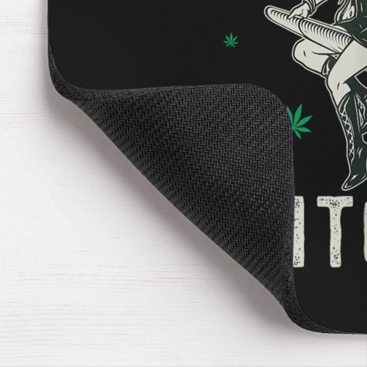 Burn Blunts Not Hexen Funny Weed Raucher Stoner Mousepad (Ecke)
