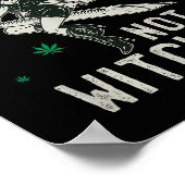 Burn Blunts Not Hexen Funny Weed Raucher Stoner Poster (Ecke)