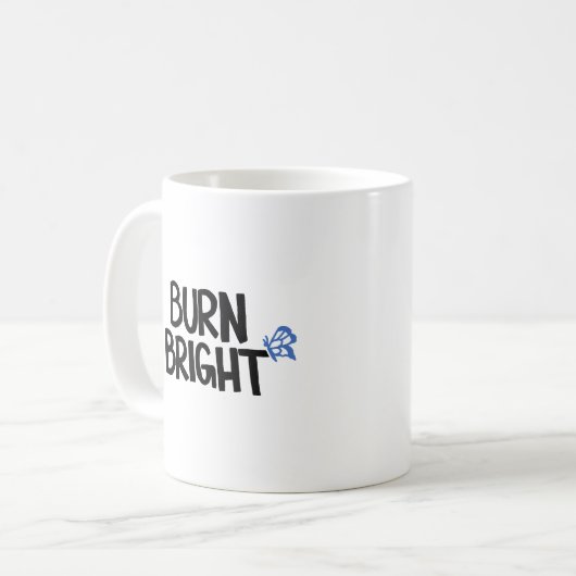 Burn Bright BL Mug Kaffeetasse (Vorderseite Links)