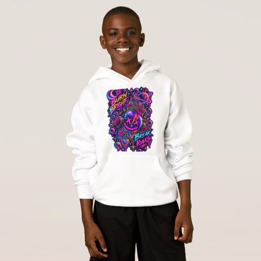 Burn Bright Break Rules - ARH Logo Hoodie (Vorne ganz)
