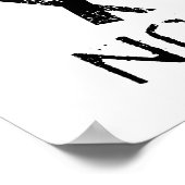 BURN FETT. NICHT ÖL (WANDERUNG) POSTER (Ecke)