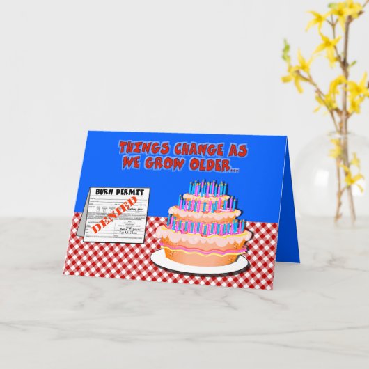 BURN-GENEHMIGUNG KARTE (Gelbe Blume)