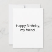 Burn in Hell Best Friend Funny Birthday Card Karte (Rückseite)