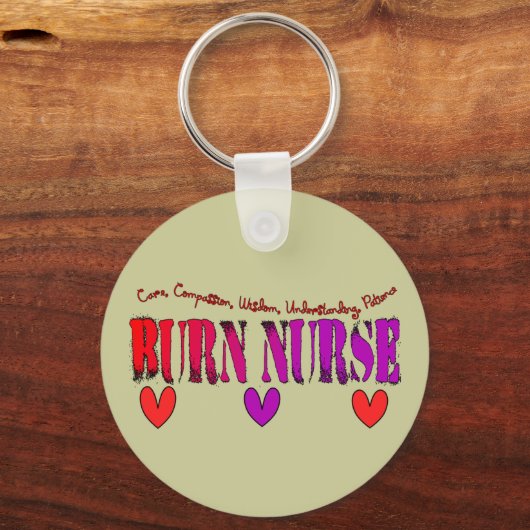 Burn Nurse Geschenke Schlüsselanhänger (Vorderseite)