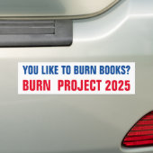 BURN-PROJEKT 2025 AUTOAUFKLEBER (Auf Auto)
