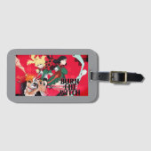 Burn the Witch Tote Bag – Spooky Halloween Accesso Gepäckanhänger (Vorderseite (Horizontal))