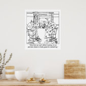 Burn Your Pension Check to Keep Warm Poster (Küche)