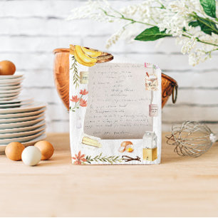 Burnaby-Bananen-Bake-Watercolor-Rezept-Erbstück Geschirrtuch