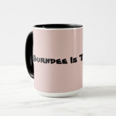 Burndee ist die beste Tasse (Vorderseite Links)