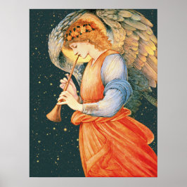 Burne-Jones Angel spielt Flageolet CC1135 Größer Poster
