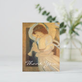 Burne-Jones' Angel spielt Flageolet Postkarte (Stehend Vorderseite)
