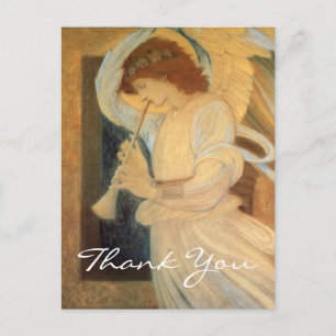 Burne-Jones' Angel spielt Flageolet Postkarte