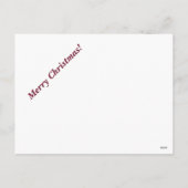 Burne-Jones Angels Christmas Postcard Feiertagspostkarte (Rückseite)