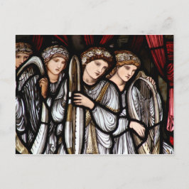 Burne-Jones Angels Christmas Postcard Feiertagspostkarte