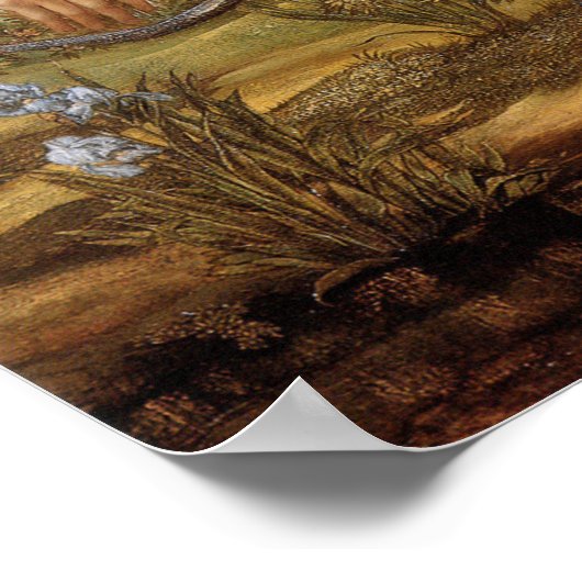 Burne-Jones - Beguiling of Merlin (Merlin, Vivian) Poster (Ecke)