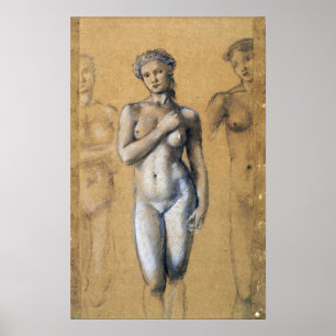 Burne-Jones - Drei weibliche Studien Poster