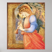Burne-Jones Ein Engel spielt Flageolet 1878 Größer Poster (Vorne)