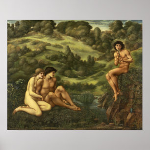 Burne-Jones - Garten Pan Poster