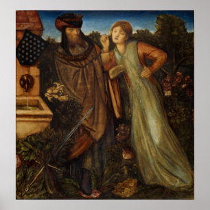 Burne-Jones - König Mark und La Belle Iseult Poster