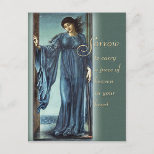 Burne-Jones Night CC0562 Comforting words Postcard Postkarte