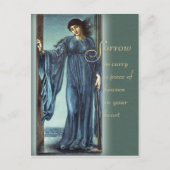 Burne-Jones Night CC0562 Comforting words Postcard Postkarte (Vorderseite)