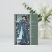 Burne-Jones Night CC0562 Comforting words Postcard Postkarte (Stehend Vorderseite)