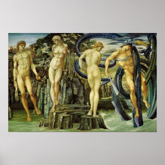 Burne-Jones - Perseus und Andromeda Poster (Vorne)