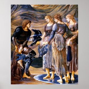 Burne-Jones - Perseus- und Sea-Nymphen 1877 Poster