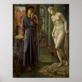 Burne-Jones - Pygmalion, Handrefrains Poster (Vorne)