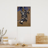 Burne-Jones - Studie über Perseus im Rüstungswesen Poster (Küche)