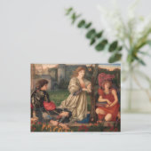 Burne-Jones The Liebe song CC0792 Pre-Raphaelite Postkarte (Stehend Vorderseite)