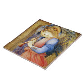 Burne-Jones Weihnachtsengel Fliese oder Trivet (Seite)