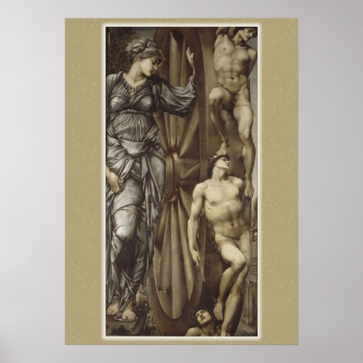Burne-Jones Wheel of Fortune CC0183 Poster (Vorne)