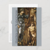 Burne-Jones Wheel of Fortune CC0424 Postkarte (Vorne/Hinten)