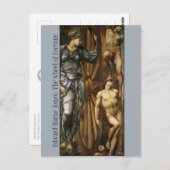 Burne-Jones Wheel of Fortune CC0424 Postkarte (Vorne/Hinten)