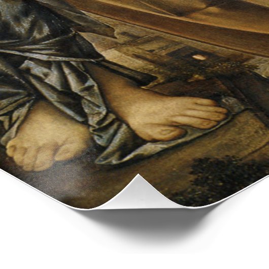 Burne-Jones Wheel of Fortune CC0426 Poster (Ecke)