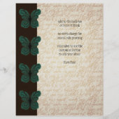 Burned Butterfly-Flyer Flyer (Hinten)