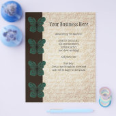 Burned Butterfly-Flyer Flyer (Einzeln)